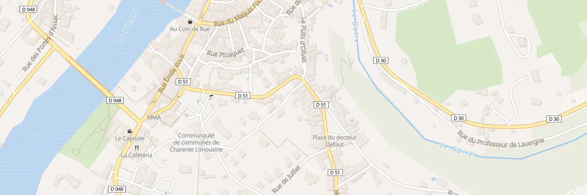 Plan du 22 Rue des Buttes à Confolens