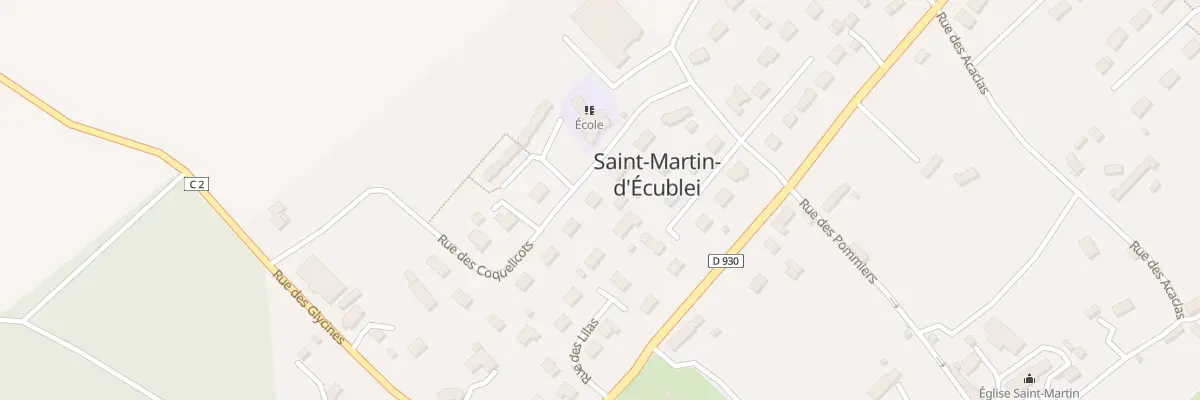 Plan du 34 Rue des Coquelicots à Saint-Martin-d’Écublei