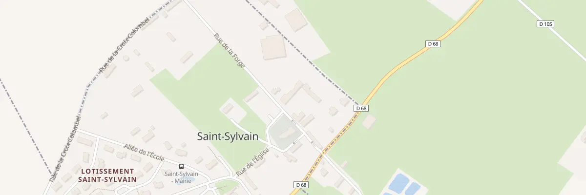 Plan du 86 Rue de la Forge à Saint-Sylvain