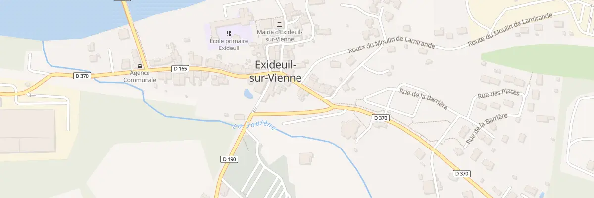 Plan du 6 Rte Marquis de Chetardie à Exideuil-sur-Vienne