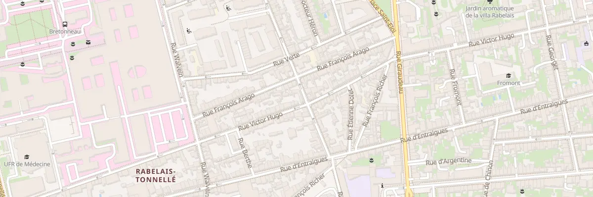 Plan du 239 Rue Victor Hugo à Tours