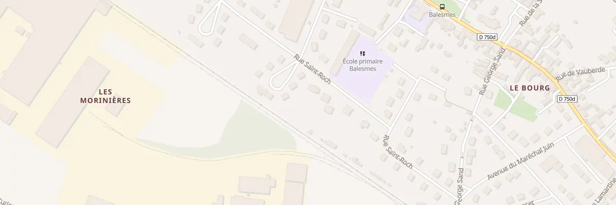 Plan du 39 Rue St Roch à Descartes