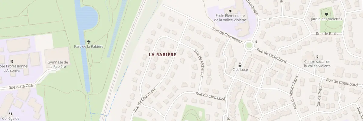 Plan du 8 Rue de Chaumont à Joué-lès-Tours