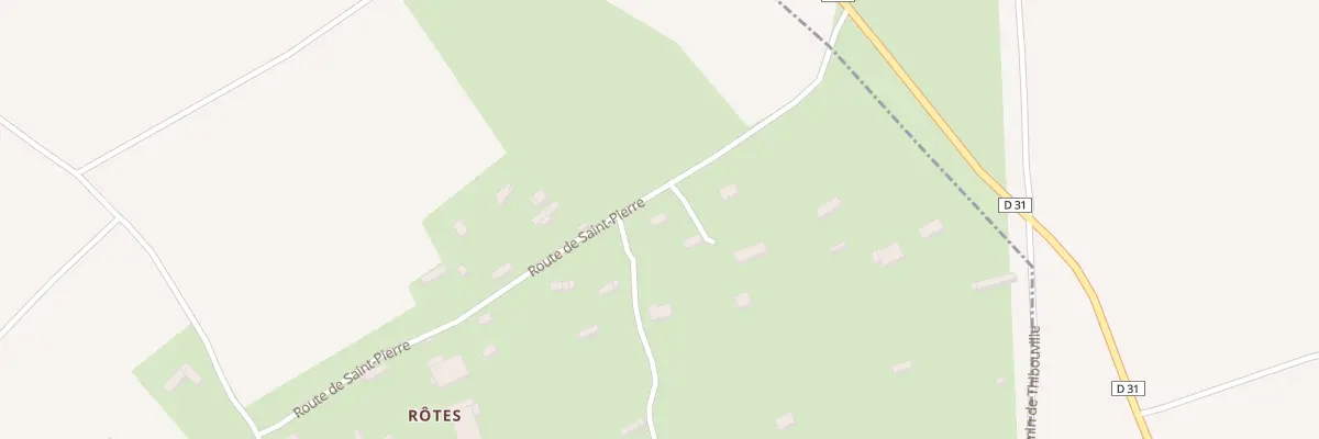 Plan du 8 Rte de Saint Pierre à Saint-Léger-de-Rôtes