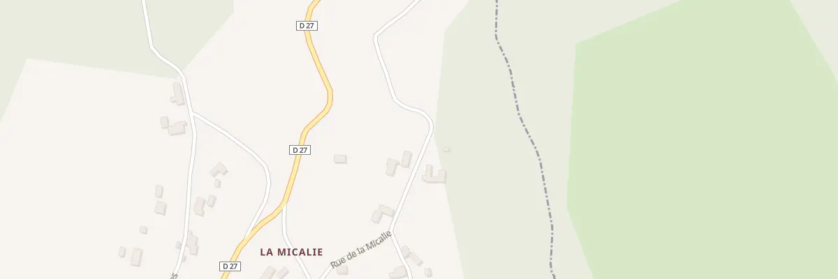 Plan du 109A La Micalie à Faux-en-Périgord