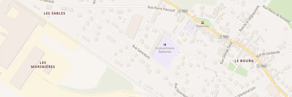 Plan du 12 Rue St Roch à Descartes
