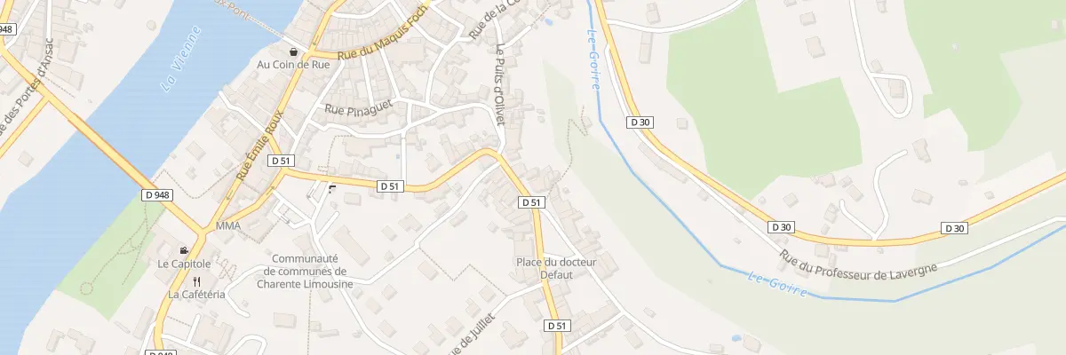Plan du 27 Rue des Buttes à Confolens