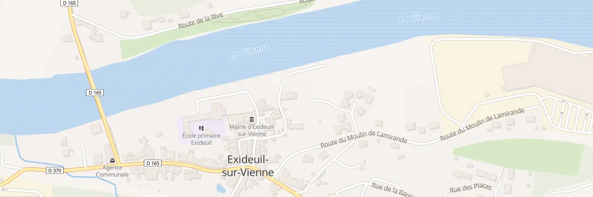 Plan du 6 Rue des Jardins à Exideuil-sur-Vienne