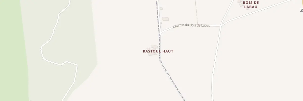 Plan du 290 Che du Bois de Labeau à Sainte-Colombe-de-Villeneuve