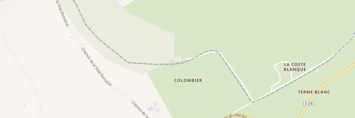 Plan du 100 Colombier à Bournel