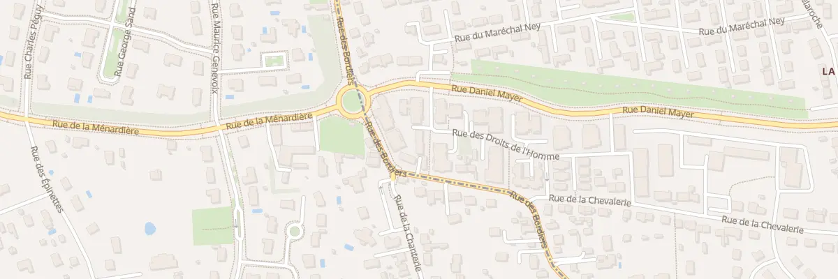 Plan du 167 Rue des Bordiers à Tours