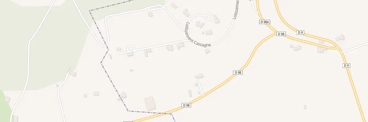 Plan du 7 Qua Cassagne à Charlas