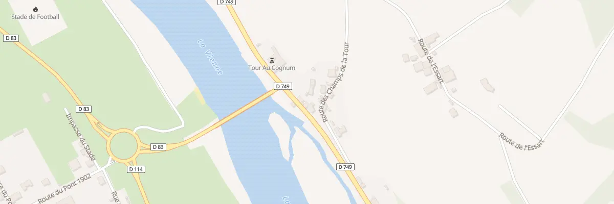 Plan du 3 Rte de la Tour au Cognum à Civaux