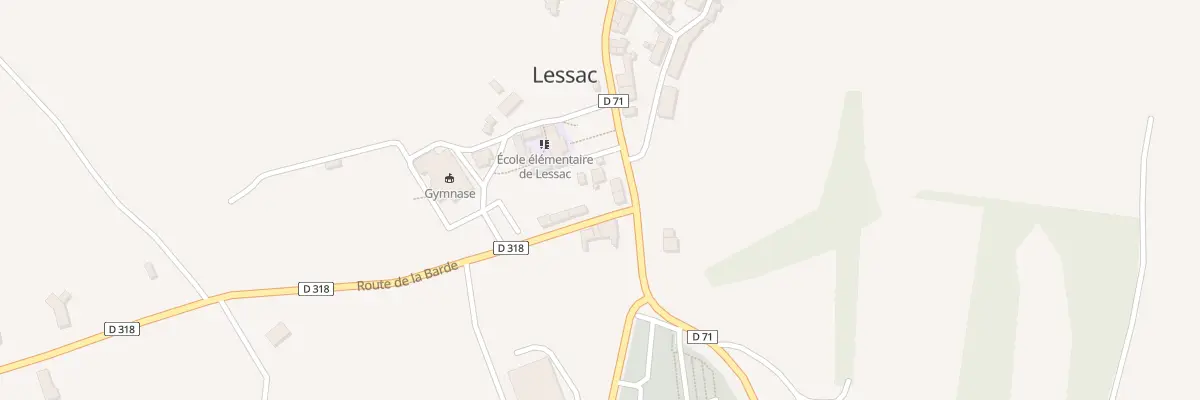 Plan du 4 Rue Ernest Champion à Lessac