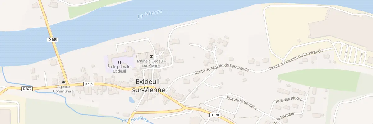 Plan du 5397 Rue des Jardins à Exideuil-sur-Vienne