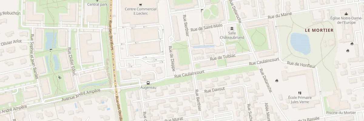 Plan du 13 Rue Caulaincourt à Tours