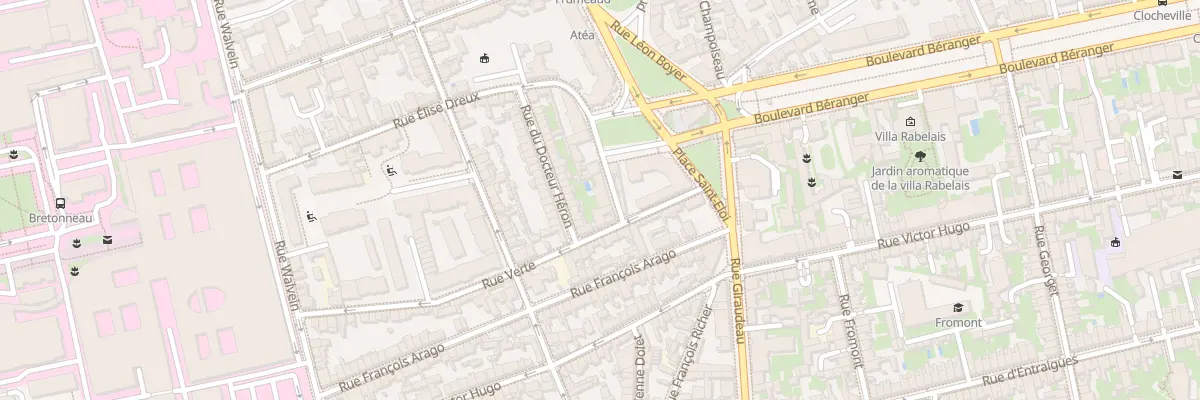 Plan du 4 Rue Élise Dreux à Tours