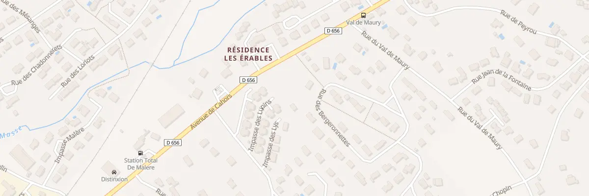 Plan du 16 Rue des Bergeronnettes à Pont-du-Casse