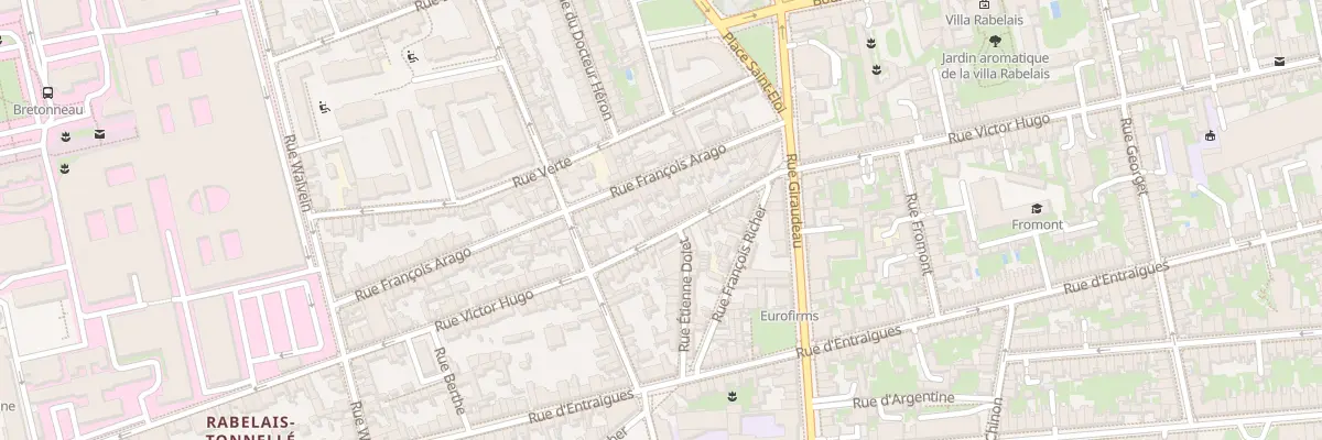 Plan du 225 Rue Victor Hugo à Tours
