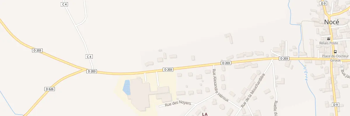 Plan du 68 Rue Roger Vaugeois à Perche en Nocé