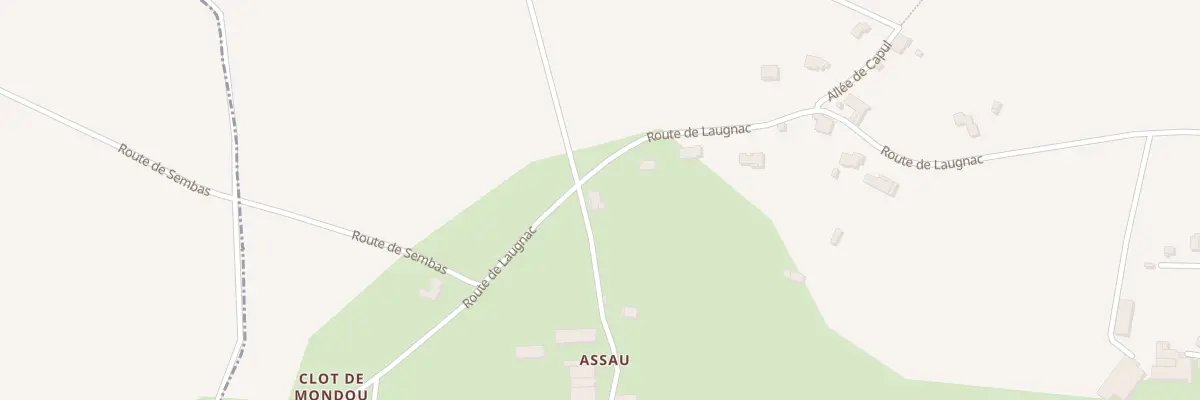 Plan du 25 All de l’Assau à Castella