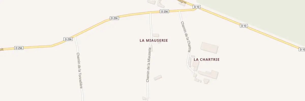 Plan du 80 La Miauserie à Cour-Maugis sur Huisne