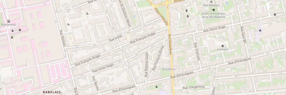 Plan du 223 Rue Victor Hugo à Tours