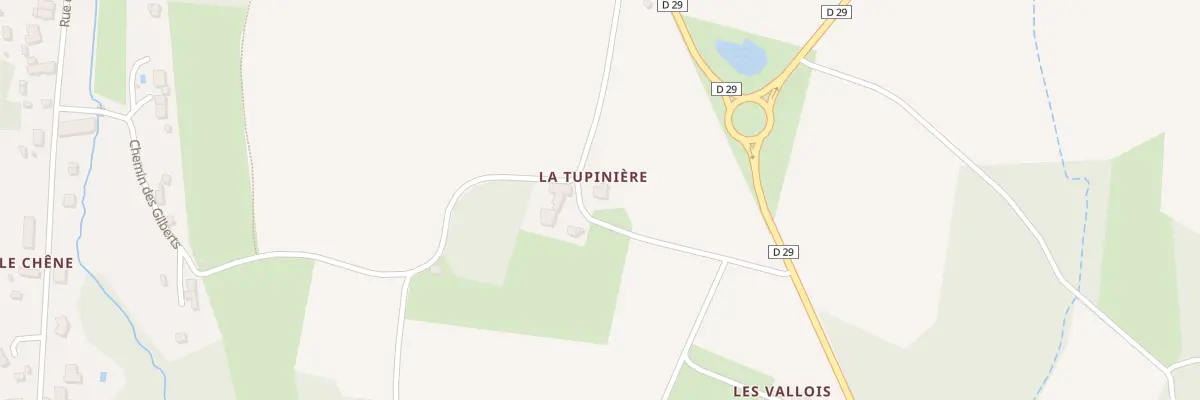 Plan du 223 Che de la Tupinière à Beaumont-Louestault