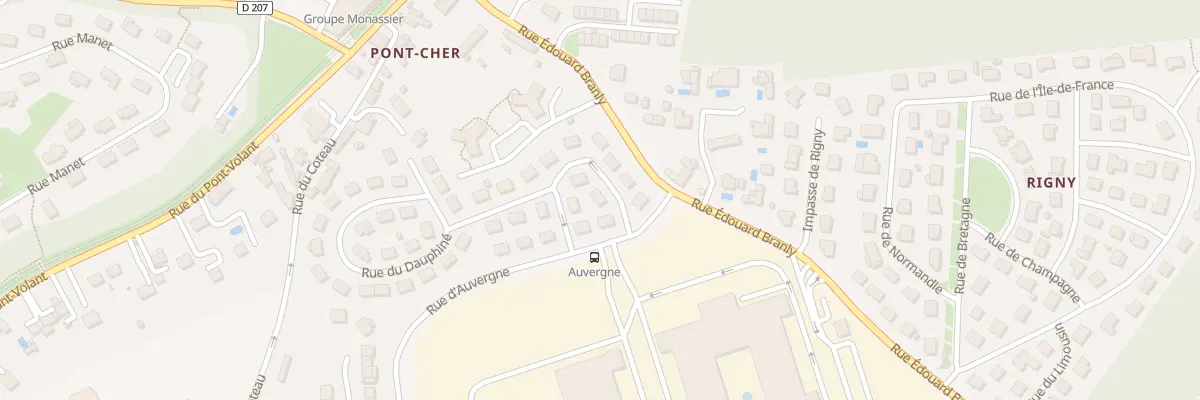 Plan du 4 Rue du Dauphiné à Joué-lès-Tours
