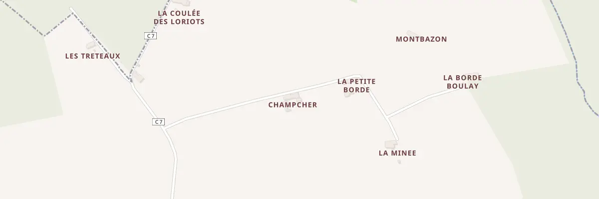 Plan du 5149 Champcher à Montaillé