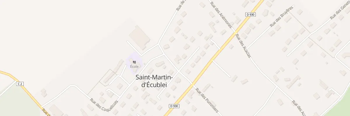 Plan du 19 Rue du Muguet à Saint-Martin-d’Écublei