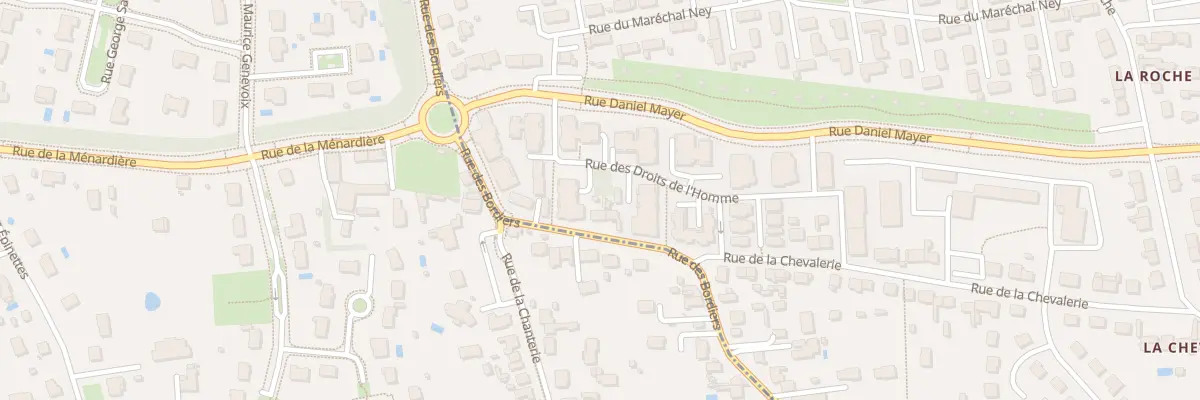 Plan du 147 Rue des Bordiers à Tours