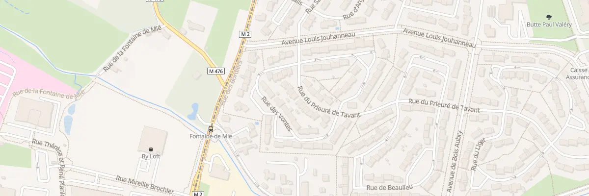 Plan du 50 Rue du Prieuré de Tavant à Tours