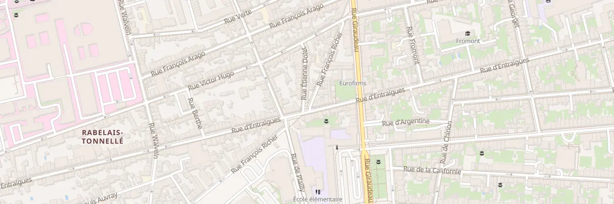 Plan du 29 Rue François Richer à Tours