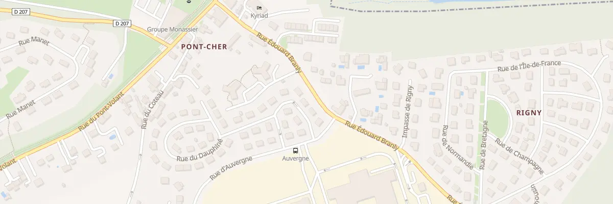 Plan du 5 Rue du Dauphiné à Joué-lès-Tours