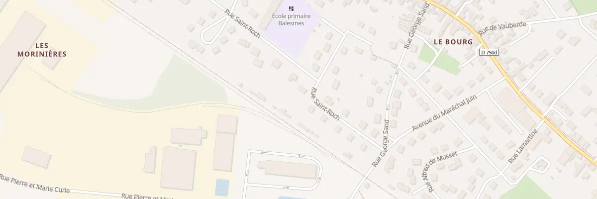 Plan du 51 Rue St Roch à Descartes