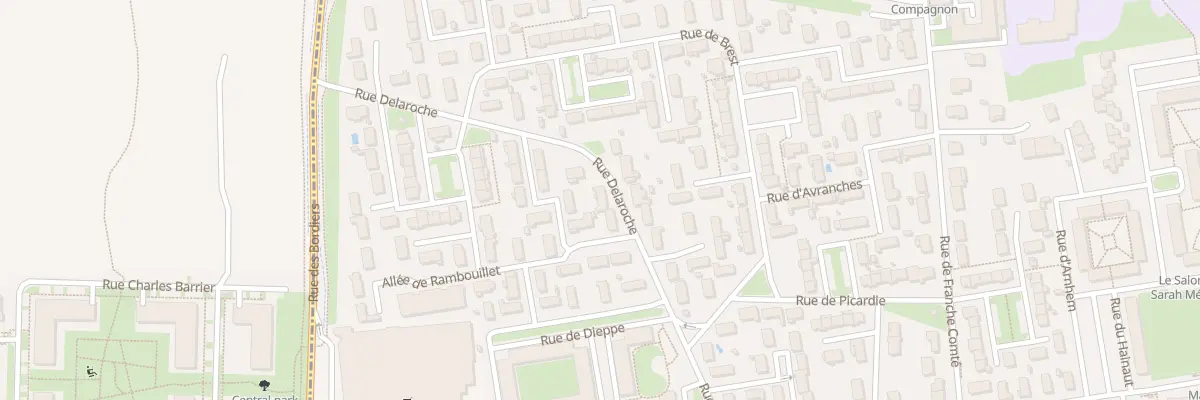 Plan du 120 Rue Delaroche à Tours