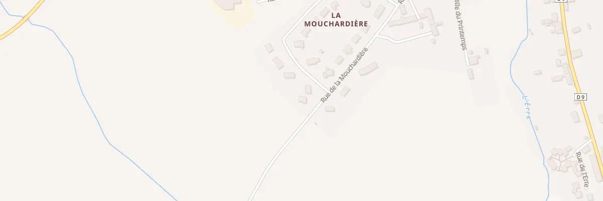 Plan du 34 Rue de la Mouchardière à Perche en Nocé