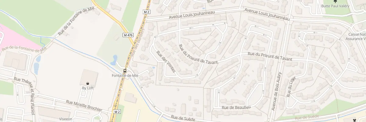 Plan du 44 Rue du Prieuré de Tavant à Tours