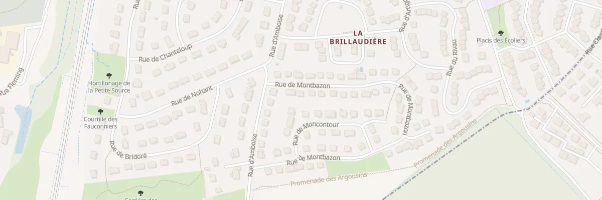Plan du 5 Rue de Montbazon à Joué-lès-Tours