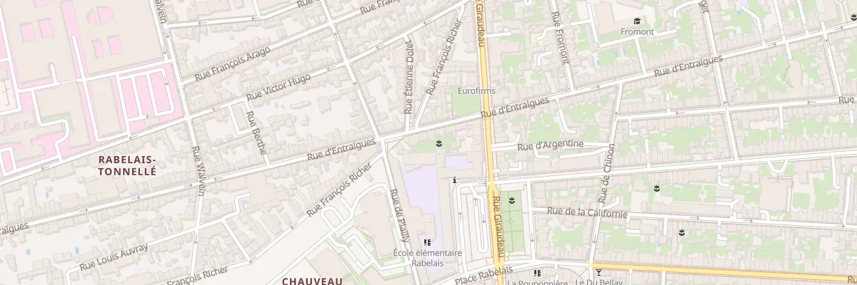 Plan du 228 Rue d’Entraigues à Tours