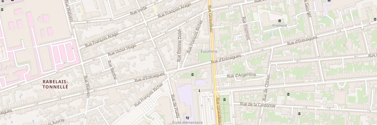 Plan du 217 Rue d’Entraigues à Tours