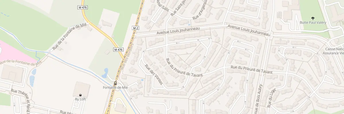 Plan du 45 Rue du Prieuré de Tavant à Tours