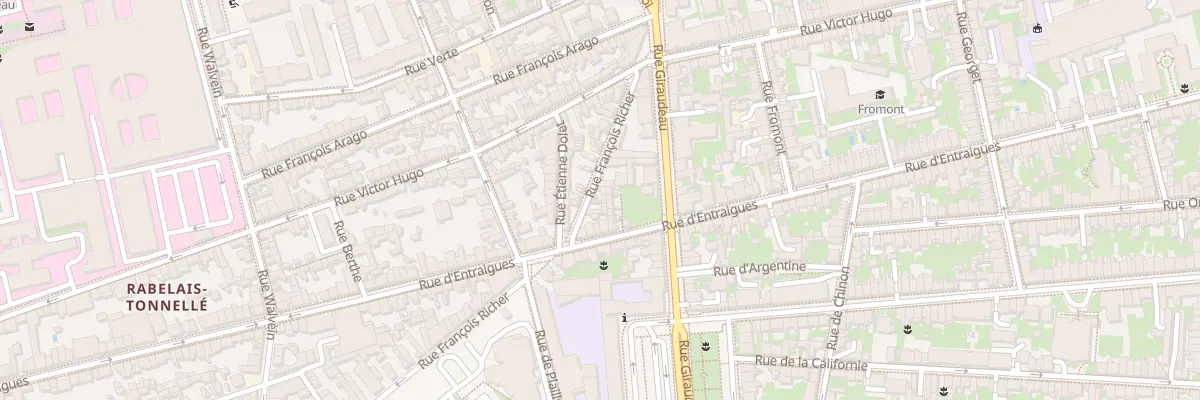 Plan du 30 Rue François Richer à Tours
