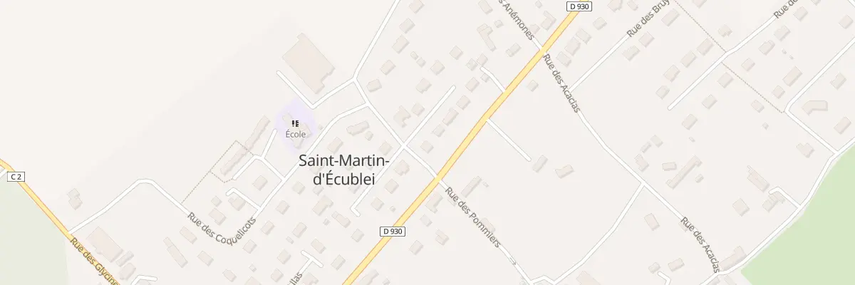 Plan du 10 Rue du Muguet à Saint-Martin-d’Écublei
