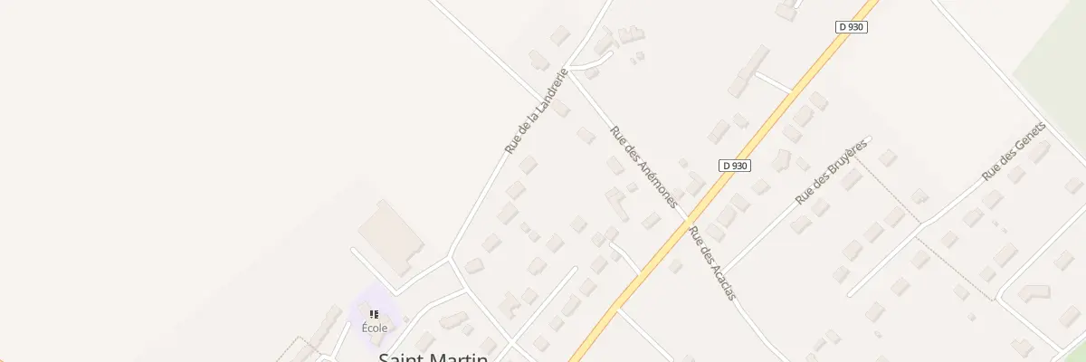 Plan du 24 Rue de Landrière à Saint-Martin-d’Écublei