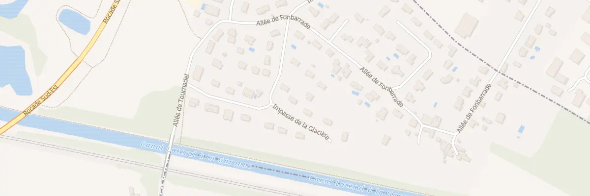 Plan du 8 Imp de la Glaciere à Boé