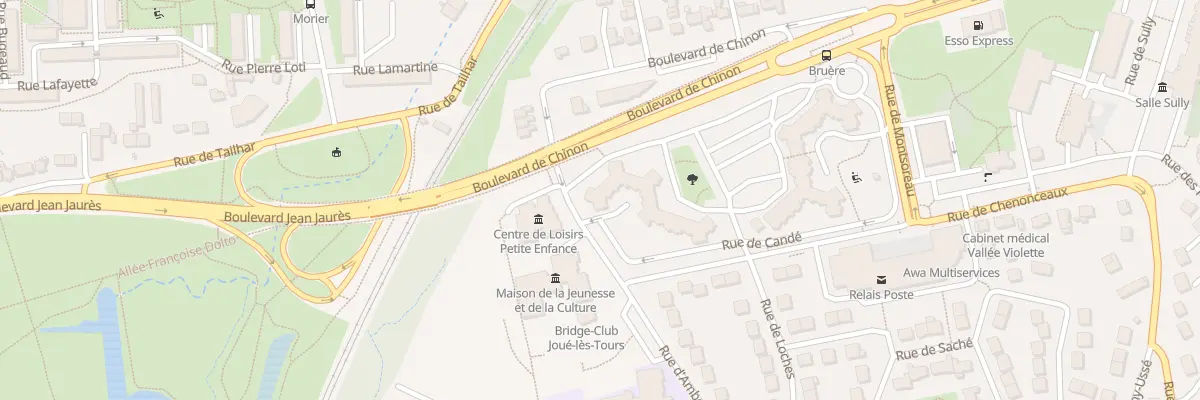 Plan du 5 Rue de Candé à Joué-lès-Tours