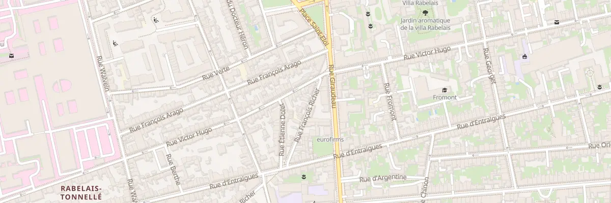 Plan du 7 Rue François Richer à Tours