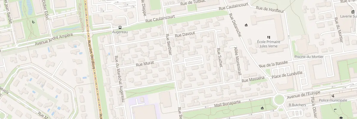 Plan du 33 Rue Berthier à Tours